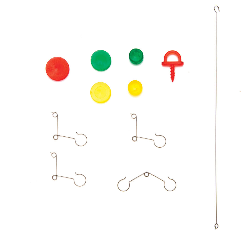 Party table decor mobile in a bottle