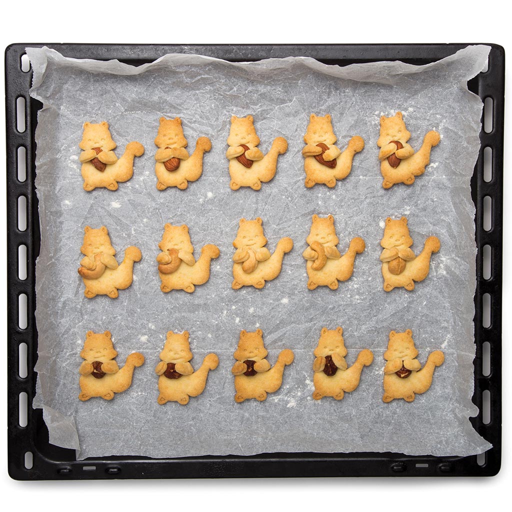 Cute squirrel-shaped cookie cutter for kitchen