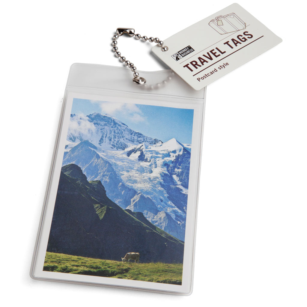 POSTCARD | Travel name tag - Monkey Business USA