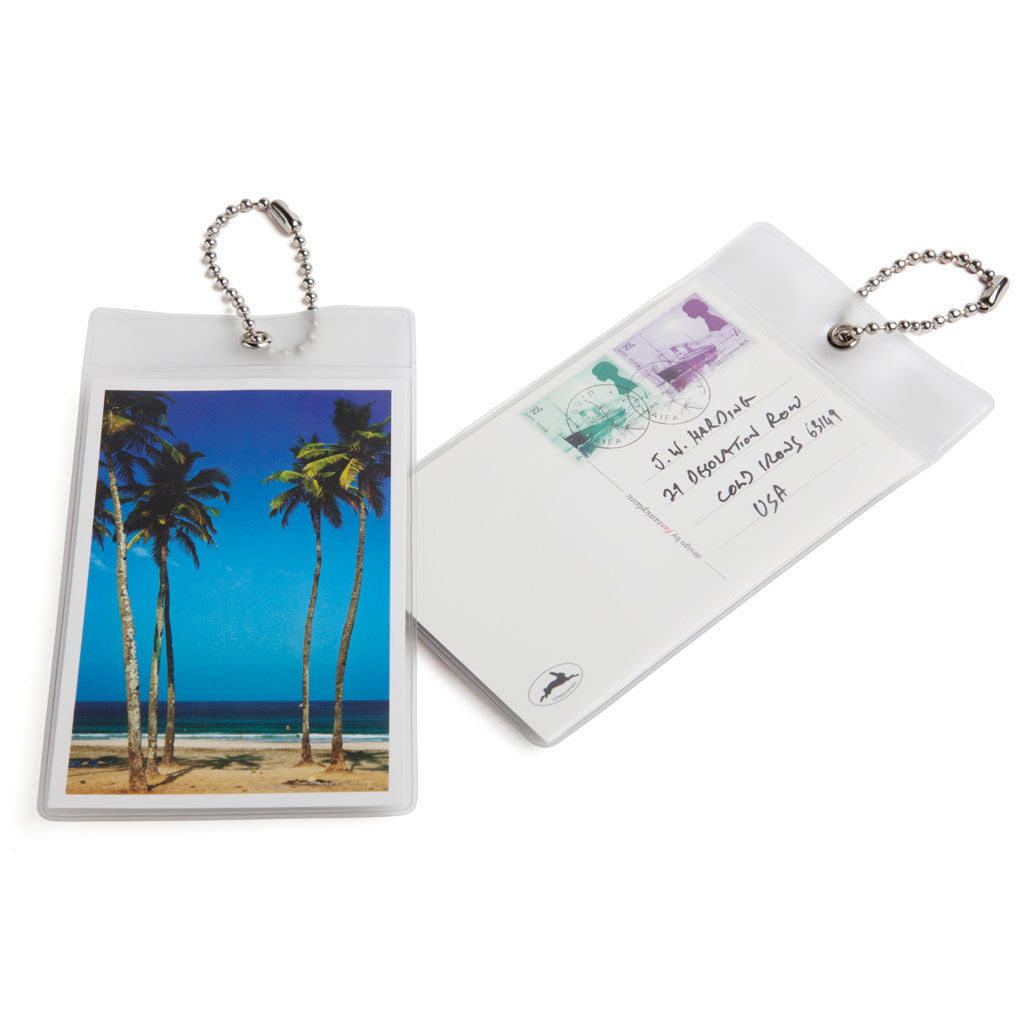 POSTCARD | Travel name tag - Monkey Business USA